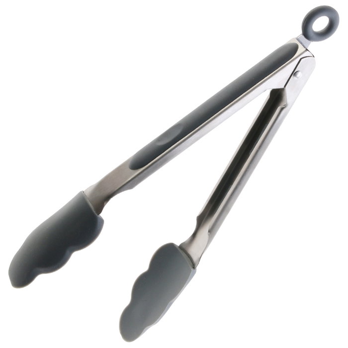 Cook Concept Pinzas de Silicona con Bloqueo de Cierre, Colores Surtidos (Rojo, Lila, Negro, Verde)