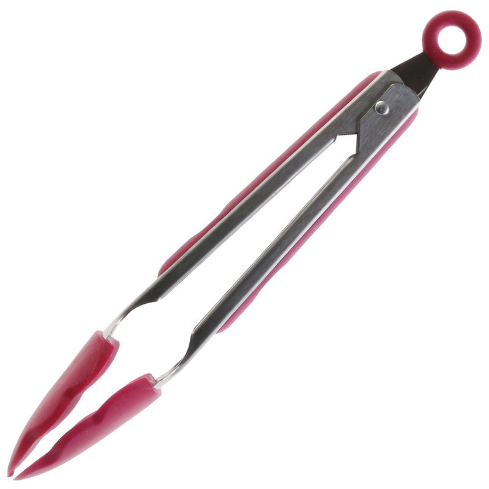 Cook Concept Pinzas de Silicona con Bloqueo de Cierre, Colores Surtidos (Rojo, Lila, Negro, Verde)