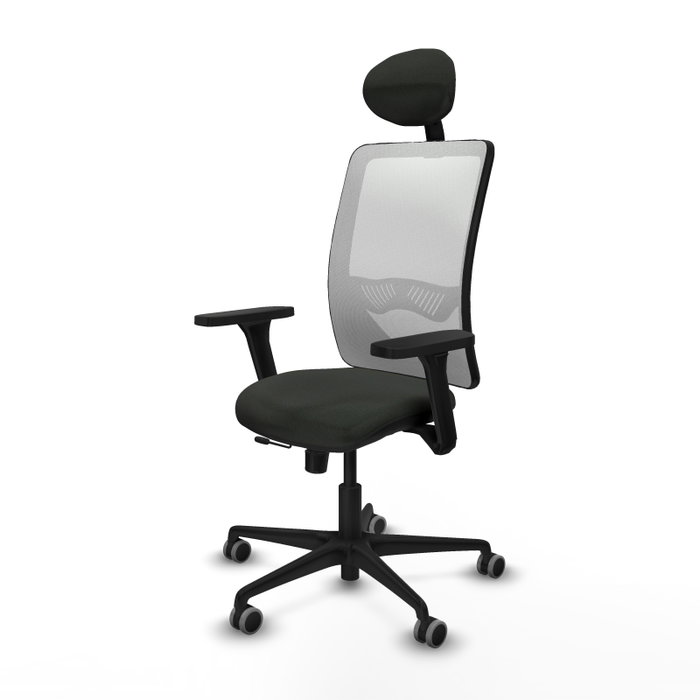 PIQUERAS Y CRESPO Silla de oficina Zulema con Mecanismo Sincro/Traslack, Blanco y Negro PIQUERAS Y CRESPO Silla de oficina Zulema con Mecanismo Sincro/Traslack, Blanco y Negro
