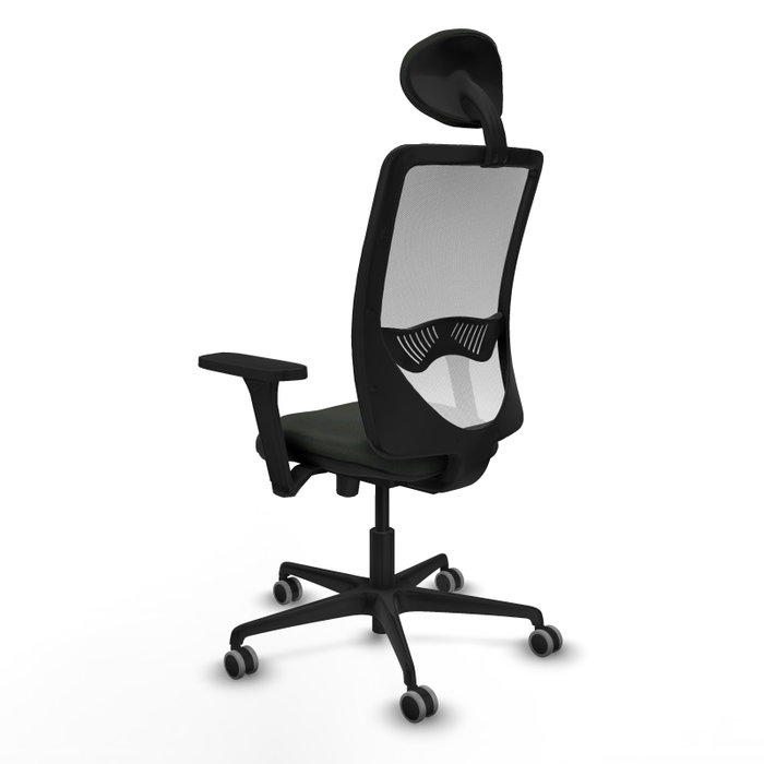 PIQUERAS Y CRESPO Silla de oficina Zulema con Mecanismo Sincro/Traslack, Blanco y Negro PIQUERAS Y CRESPO Silla de oficina Zulema con Mecanismo Sincro/Traslack, Blanco y Negro