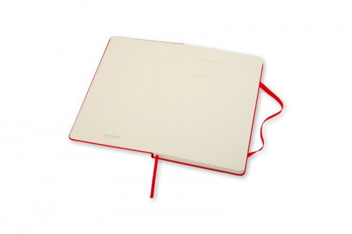 Moleskine QP012R Libreta Clásica Tapa Dura Roja Lisa 9x14cm 192 Hojas 70 g/m²