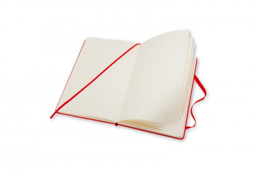 Moleskine QP012R Libreta Clásica Tapa Dura Roja Lisa 9x14cm 192 Hojas 70 g/m²