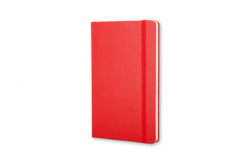 Moleskine QP012R Libreta Clásica Tapa Dura Roja Lisa 9x14cm 192 Hojas 70 g/m²