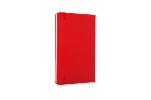 Moleskine QP012R Libreta Clásica Tapa Dura Roja Lisa 9x14cm 192 Hojas 70 g/m²