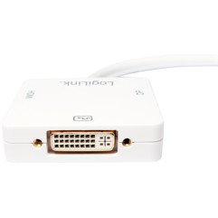 LogiLink Adaptador Mini DisplayPort a HDMI+DVI+DisplayPort