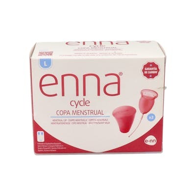 Enna Copa Menstrual Talla L 2 Unidades + Caja Esterilizadora de Silicona Biodegradable Enna Copa Menstrual Talla L 2 Unidades + Caja Esterilizadora de Silicona Biodegradable