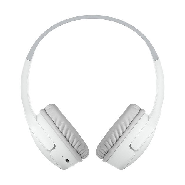 Belkin SoundForm Mini Auriculares Inalámbricos On-Ear para Niños, Blanco