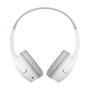 Belkin SoundForm Mini Auriculares Inalámbricos On-Ear para Niños, Blanco