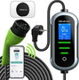 Qoltec Cargador Portátil para Vehículos Eléctricos 2w1 Typ2 3,5kW 230V Wi-Fi 5m