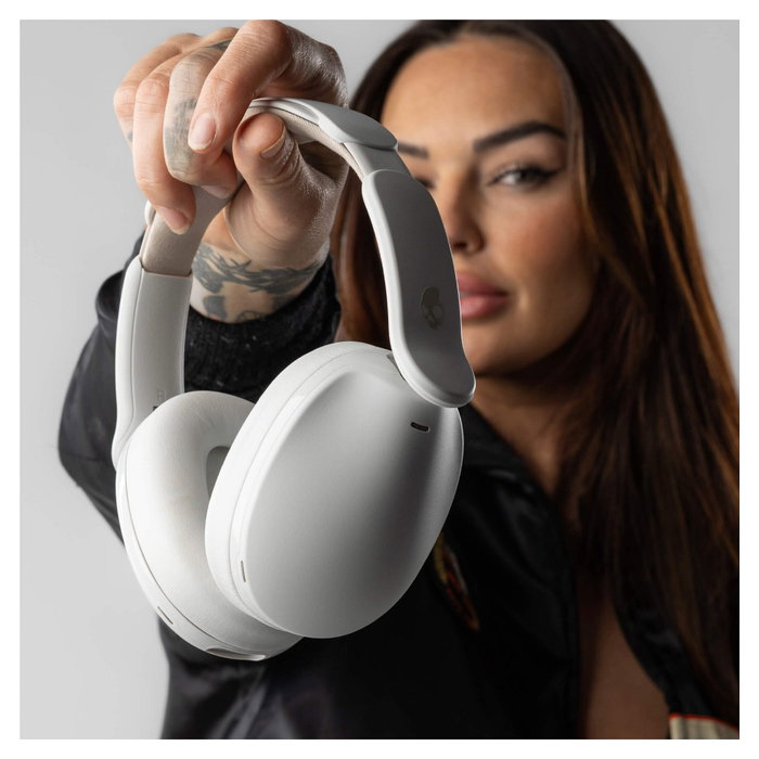 Skullcandy Hesh 360 Auriculares Inalámbricos Bluetooth 5.3 Over-Ear, Blanco Bone