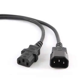 GEMBIRD Cable de Transmisión PC-189 Negro C14 Acoplador