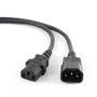 Gembird PC-189 Cable de Transmisión C14 Acoplador Negro