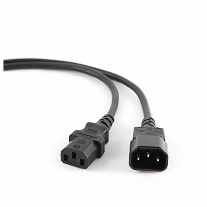 Gembird PC-189 Cable de Transmisión C14 Acoplador Negro