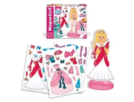 Diset Vestidos de Princesa Magnetics 63268 Juego de Vestir con Figuras Magnéticas para Niños +3 Años