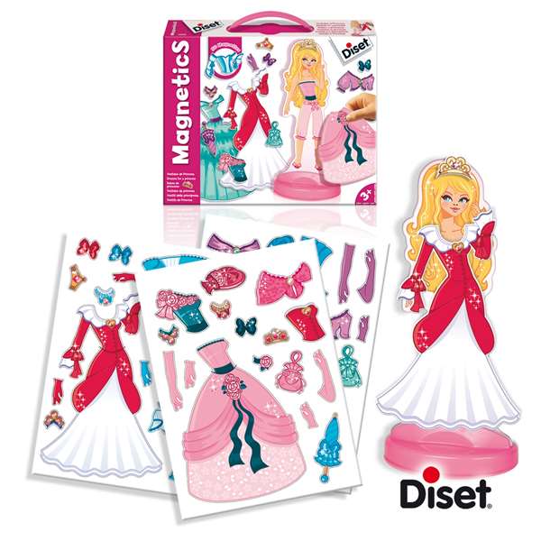 Diset Juego Magnético Magnetics Vestidos de Princesas Diset Juego Magnético Magnetics Vestidos de Princesas