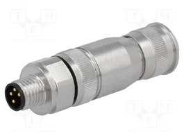 HARTING Conector M8 Macho 4 Pines Recto IP67