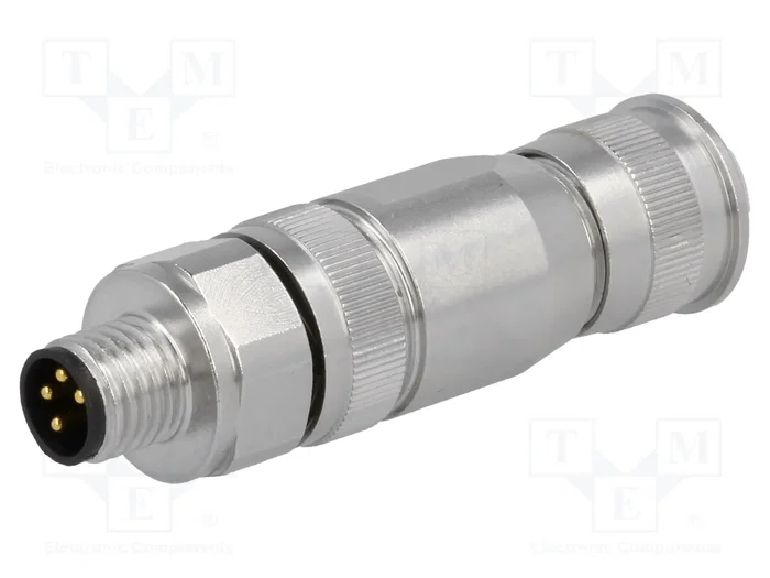 HARTING Conector M8 Macho 4 Pines Recto IP67 HARTING Conector M8 Macho 4 Pines Recto IP67