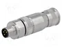 HARTING Conector M8 Macho 4 Pines Recto IP67