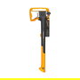 Fiskars Spaltaxt M Hacha de un solo filo, Serie X-series X24, Longitud 600 mm, Peso 1.7 kg, Acero, Color Negro/Naranja, Con cubierta de protección