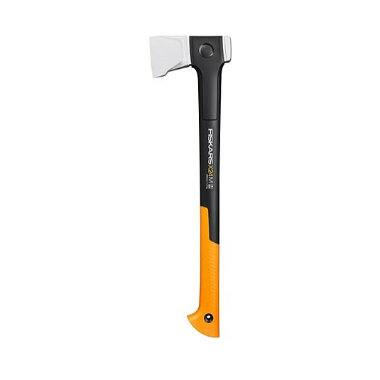 Fiskars Spaltaxt M Hacha de un solo filo, Serie X-series X24, Longitud 600 mm, Peso 1.7 kg, Acero, Color Negro/Naranja, Con cubierta de protección Fiskars Spaltaxt M Hacha de un solo filo, Serie X-series X24, Longitud 600 mm, Peso 1.7 kg, Acero, Color Negro/Naranja, Con cubierta de protección