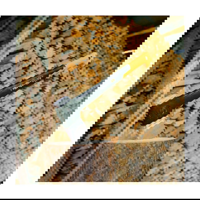 Fiskars Spaltaxt M Hacha de un solo filo, Serie X-series X24, Longitud 600 mm, Peso 1.7 kg, Acero, Color Negro/Naranja, Con cubierta de protección Fiskars Spaltaxt M Hacha de un solo filo, Serie X-series X24, Longitud 600 mm, Peso 1.7 kg, Acero, Color Negro/Naranja, Con cubierta de protección