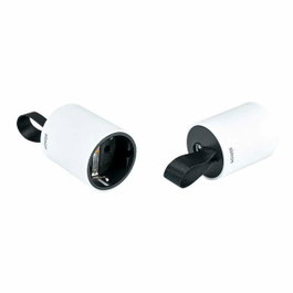 Simon Base móvil Schuko 2p+tt salida frontal blanca