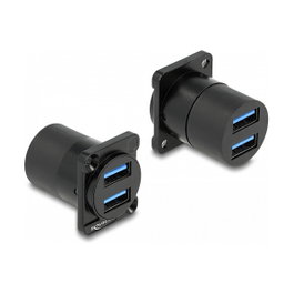 DeLOCK Módulo USB 5 Gbps Tipo-A 2 x Hembra a 2 x Hembra 87813