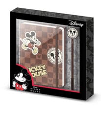 Karactermania Set de regalo Mickey Mouse con Diario y Bolígrafo Marrón Karactermania Set de regalo Mickey Mouse con Diario y Bolígrafo Marrón