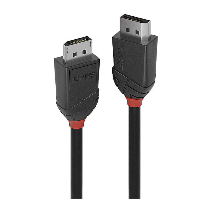 Lindy Cable DisplayPort Black Line 3m Negro