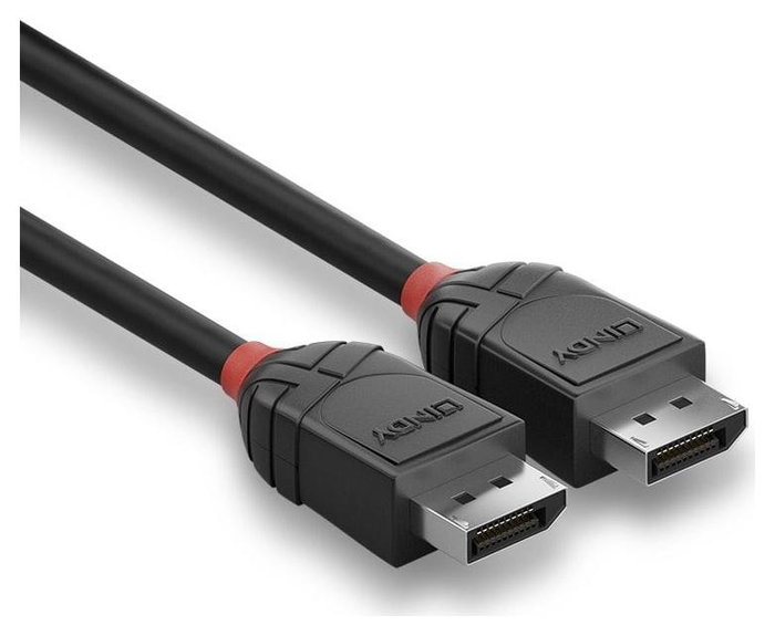 Lindy Cable DisplayPort Black Line 3m Negro