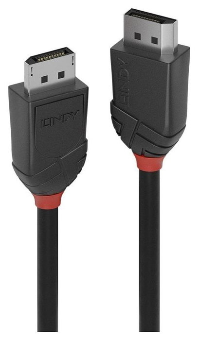 Lindy Cable DisplayPort Black Line 3m Negro
