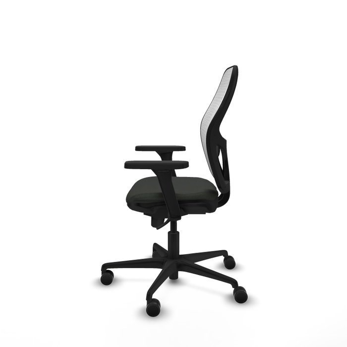 PIQUERAS Y CRESPO Silla de oficina Jorquera con mecanismo Sincro, Brazos 3D y Apoyo Lumbar