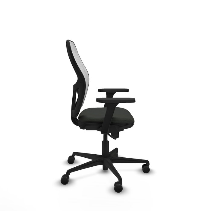 PIQUERAS Y CRESPO Silla de oficina Jorquera con mecanismo Sincro, Brazos 3D y Apoyo Lumbar