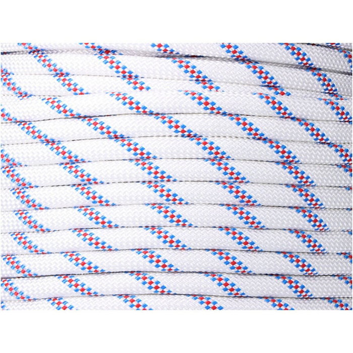 Edm Cuerda driza trenzado poliéster blanco distintivo, calibre 12 mm x 100 m Edm Cuerda driza trenzado poliéster blanco distintivo, calibre 12 mm x 100 m