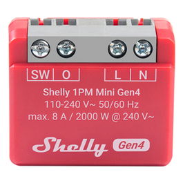 Shelly Módulo switch Gen 4 1PM Mini Wi-Fi BT