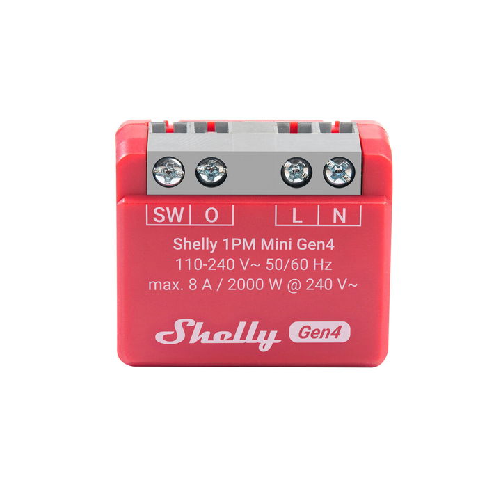 Shelly Módulo switch Gen 4 1PM Mini Wi-Fi BT