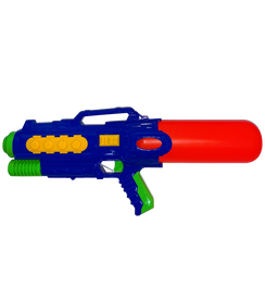 Marbueno Pistola de Agua Plástico Presión Color Azul Oscuro 50x22 cm Jardín, Piscina y Playa MARBUENO SUMMER 10376AO