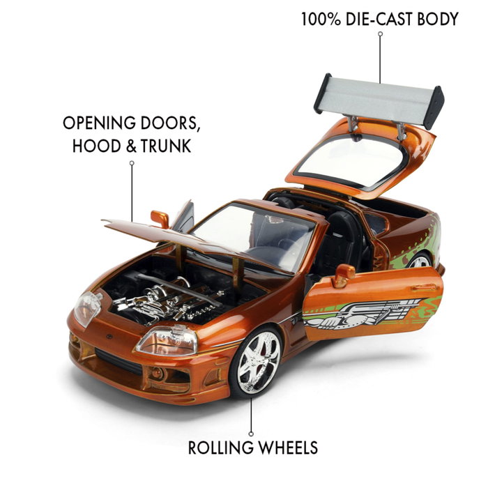 Jada Toys Toyota Supra 1:24 Edición de Aniversario Fast & Furious Jada Toys Toyota Supra 1:24 Edición de Aniversario Fast & Furious