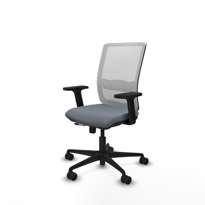 PIQUERAS Y CRESPO Silla de oficina Haches Gris y Blanco PIQUERAS Y CRESPO Silla de oficina Haches Gris y Blanco