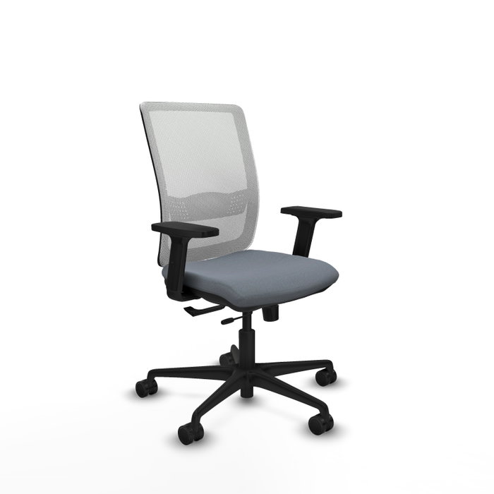 PIQUERAS Y CRESPO Silla de oficina Haches Gris y Blanco PIQUERAS Y CRESPO Silla de oficina Haches Gris y Blanco