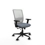 PIQUERAS Y CRESPO Silla de oficina Haches Gris y Blanco