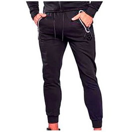SCITEC NUTRITION Pantalones Chándal Ajustados Ash Men Jogger Black Talla XL Hombre 80% Algodón 20% Elastano
