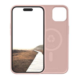 dbramante1928 Funda Monaco para iPhone 15 Pink Sand con MagSafe