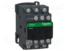 SCHNEIDER ELECTRIC Contactor TeSys D LC1D186BD 3-polar 24VDC
