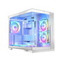 Modecom Volcano Panorama Apex ARGB 5F Torre Midi Tower Gaming Blanca