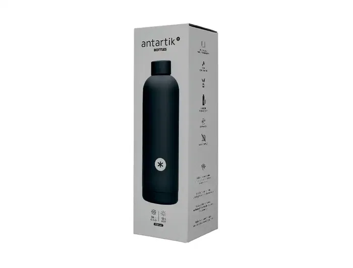 Antartik Botella Portalíquidos Isotérmica Acero Inoxidable Libre de BPA Negra 750 ml Antartik Botella Portalíquidos Isotérmica Acero Inoxidable Libre de BPA Negra 750 ml