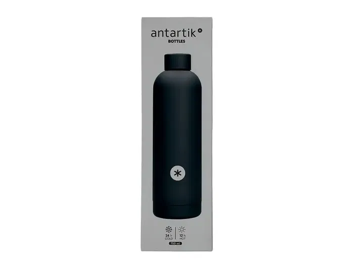 Antartik Botella Portalíquidos Isotérmica Acero Inoxidable Libre de BPA Negra 750 ml Antartik Botella Portalíquidos Isotérmica Acero Inoxidable Libre de BPA Negra 750 ml