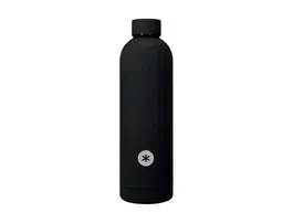 Antartik Botella Portalíquidos Isotérmica Acero Inoxidable Libre de BPA Negra 750 ml