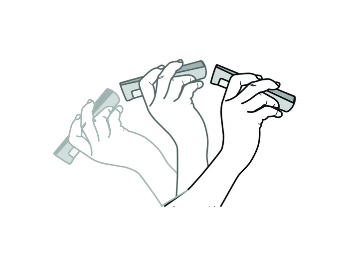 Maul Balanza de equipaje 50 kg con gancho de acero inoxidable y carga por agitación, color blanco