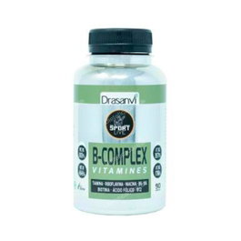 Drasanvi Sport Live Complex B Complex Vitamínico 90 Cápsulas - Complemento Alimenticio con Vitaminas B1, B2, B3, B5, B6, B7, B9, B12